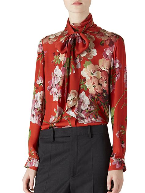 gucci flowers shirt|gucci floral blouses.